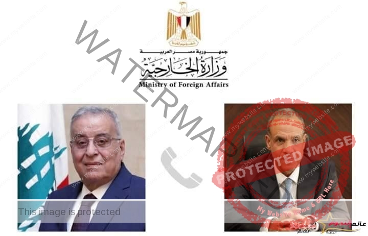 وزير الخارجية والهجرة وشئون المصريين بالخارج يتلقى اتصالاً هاتفياً من وزير الخارجية اللبناني