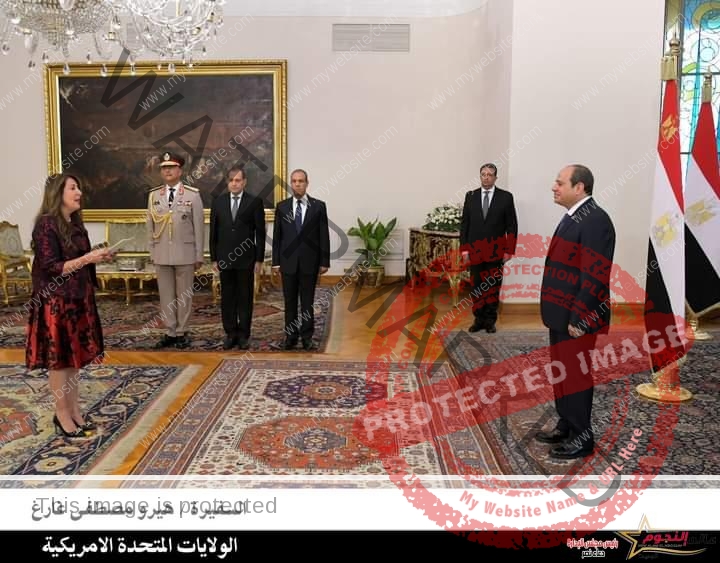 الرئيس السيسي يتسلم  أوراق اعتماد اثني عشر سفيراً جديداً لدى جمهورية مصر العربية