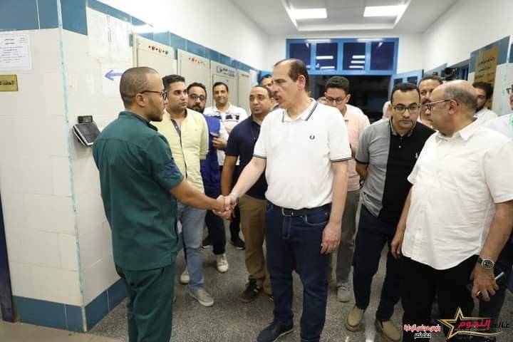 نائب وزير الصحة يتفقد مستشفي صدفا ووحدة مجريس الصحية بمحافظة أسيوط