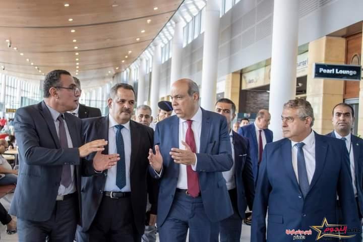 وزير الطيران يتفقد مطار برج العرب الدولي ويتابع أعمال تطوير مبني الركاب الجديد للوقوف على جاهزيته لبدء التشغيل