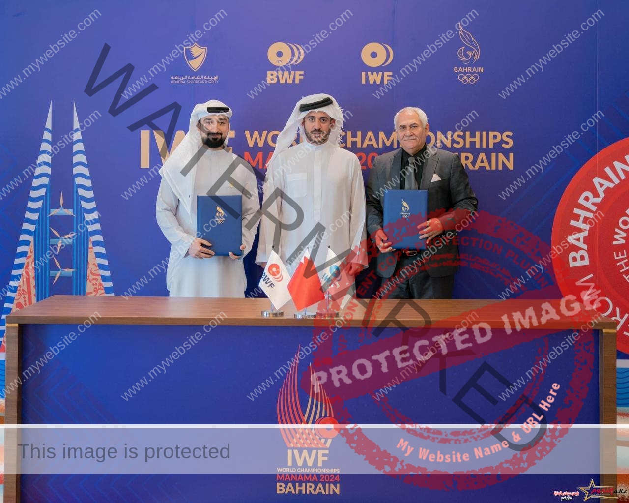 الاتحاد البحريني ونظيره الدولي يوقعان عقد استضافة بطولة العالم لرفع الأثقال
