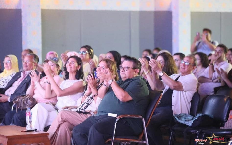 خالد جلال يشهد حفل فاطمة محمد علي 