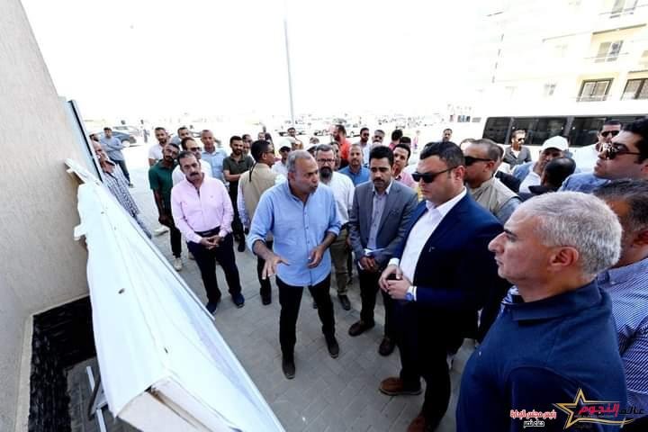 وزير الإسكان يتفقد سير العمل بوحدات المبادرة الرئاسية "سكن لكل المصريين"