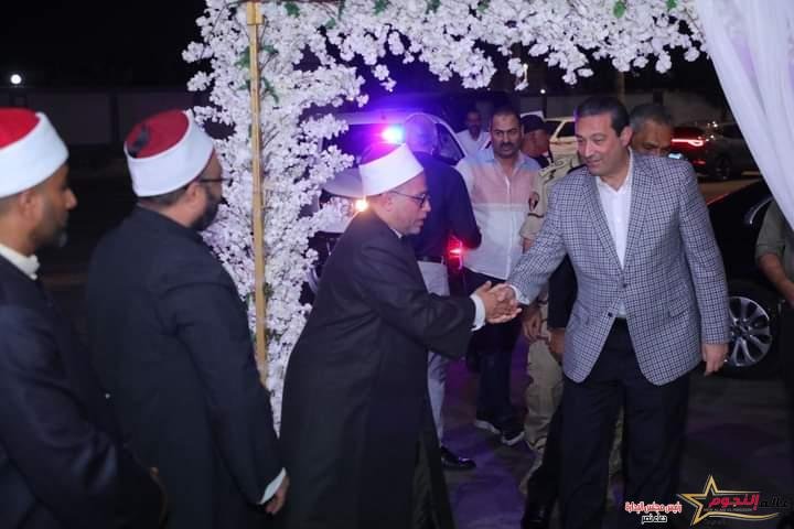 محافظ دمياط يشهد احتفال الأوقاف بالمولد النبوي الشريف بمسجد الدعوة بدمياط الجديدة