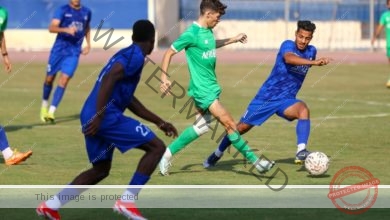 استعدادًا للهلال الليبي ..... المصري يفوز على بترول أسيوط بثلاثية نظيفة