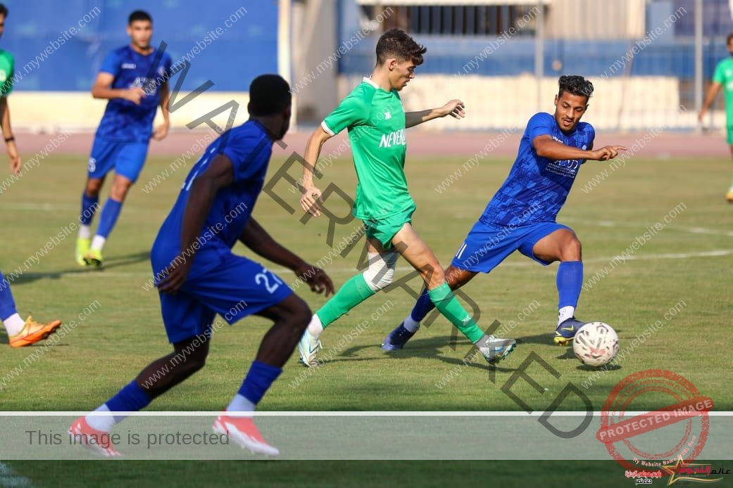 استعدادًا للهلال الليبي ..... المصري يفوز على بترول أسيوط بثلاثية نظيفة