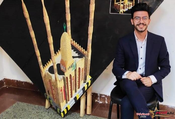 الفنان التشكيلي سعيد سليمه هو صاحب الرقم القياسي العالمي لـ اكبر رسمه 3D لمسجد في العالم