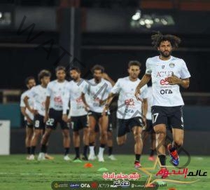 منتخب مصر يواصل تدريباته استعدادًا لمواجهة كاب فيردي بتصفيات أفريقيا 