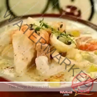 طريقة تحضير شوربة الجمبري بالكريمة من مطبخ عالم النجوم