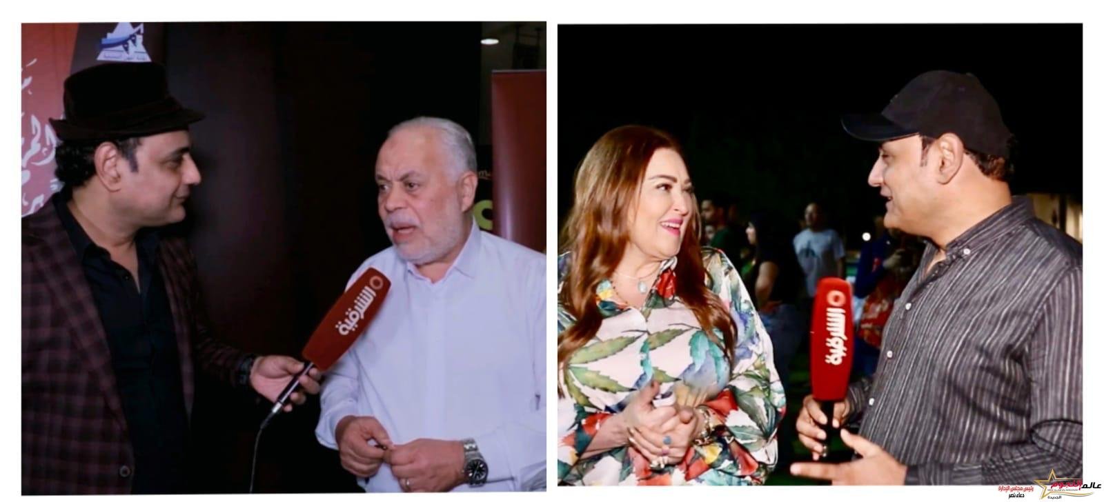 بالفيديو .. أشرف زكي ونهال عنبر ضيوف الإعلامي محمد سعد في " هوليود الشرق "