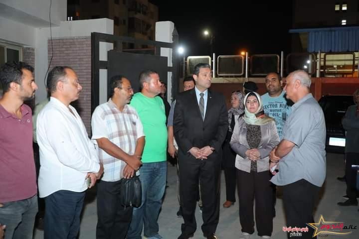 محافظ دمياط يتابع ميدانيًا تطورات الموقف التنفيذى لمشروع محطة رفع صرف صحي شطا ١