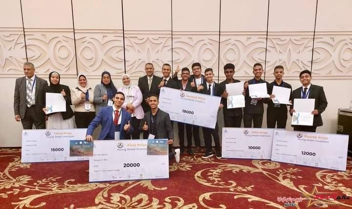 وزير التربية والتعليم يهنئ طلاب مدارس STEM الفائزين في مسابقة "Young Water Inventors" ضمن فعاليات أسبوع القاهرة للمياه  
