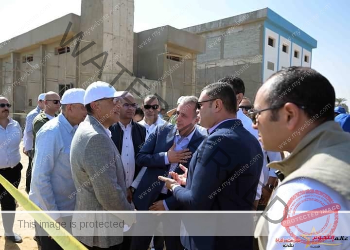 رئيس الوزراء يتفقد محطة مياه "العدوة" ضمن مشروعات المرحلة الأولى من المبادرة الرئاسية "حياة كريمة"