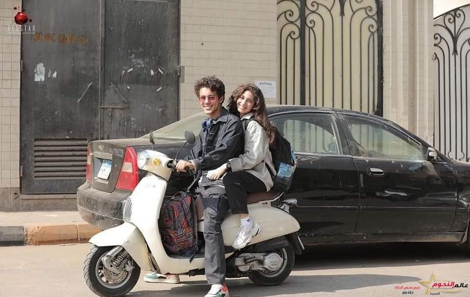 مايان السيد من كواليس فيلم ولنا في الخيال حب