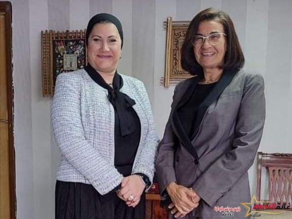 د. سحر السنباطي تستقبل المدير التنفيذي لمؤسسة "بصيرة" لذوي الاحتياجات البصرية لبحث سبل التعاون المشترك