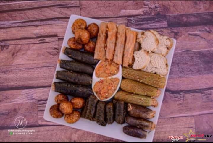 طريقة تحضير المحشي المشكل مع صدور البانيه والممبار من مطبخ عالم النجوم