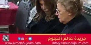 ميرفت امين أول الحاضرين عزاء شقيق حنان سليمان