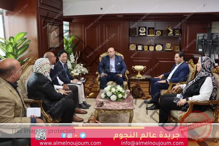 محافظ بني سويف يستقبل وفدًا يابانيًا لمتابعة مستجدات مشروع تطبيق النموذج الياباني بمدارس قرى حياة كريمة