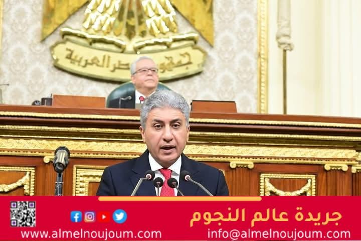 وزير السياحة والآثار يلقي بيان وزارة السياحة والآثار بالجلسة العامة لمجلس النواب
