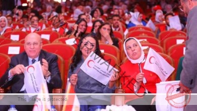 وزيرة التضامن الاجتماعي تشهد احتفالية الهلال الأحمر المصري باليوم العالمي للتطوع