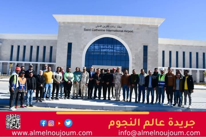 محافظ جنوب سيناء يرافقه سفير دولة الكويت يتفقد مستجدات مشروع التجلي الأعظم بسانت كاترين