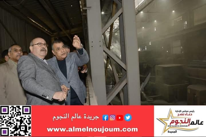 وزير الدولة للإنتاج الحربي في زيارة مفاجئة لشركة أبو زعبل للصناعات الهندسية (مصنع 100 الحربي)