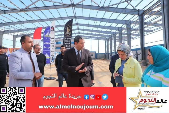 محافظ دمياط يتابع آخر التطورات بمشروع إنشاء جراج معدات ديوان عام المحافظة والوحدة المحلية لمركز ومدينة دمياط
