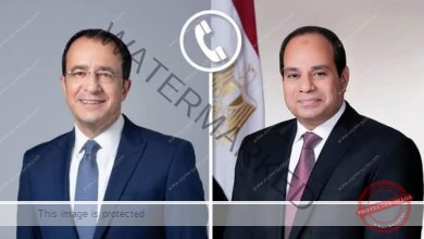 الرئيس السيسي يلتقي اتتصالٱ هاتفيأمن الرئيس القبرصي نيكوس خريستودوليدس