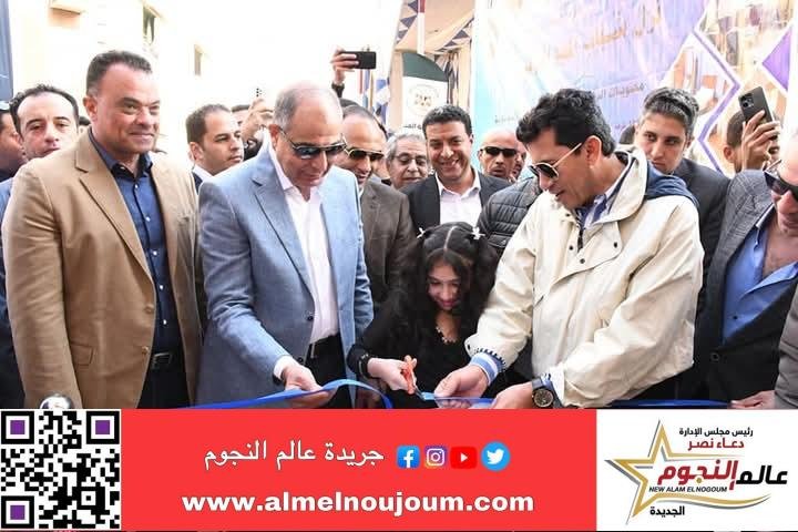 وزير الرياضة ومحافظ المنيا يفتتحان نزل شباب المنيا الدولي