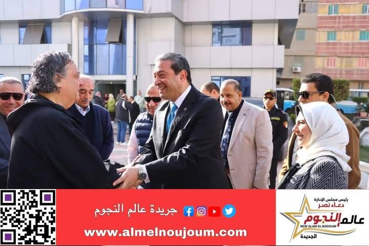 محافظ دمياط ونائب وزير الإسكان يرأسان إجتماع موسع لمتابعة الموقف التنفيذى لمشروعات قطاع مياه الشرب والصرف الصحى