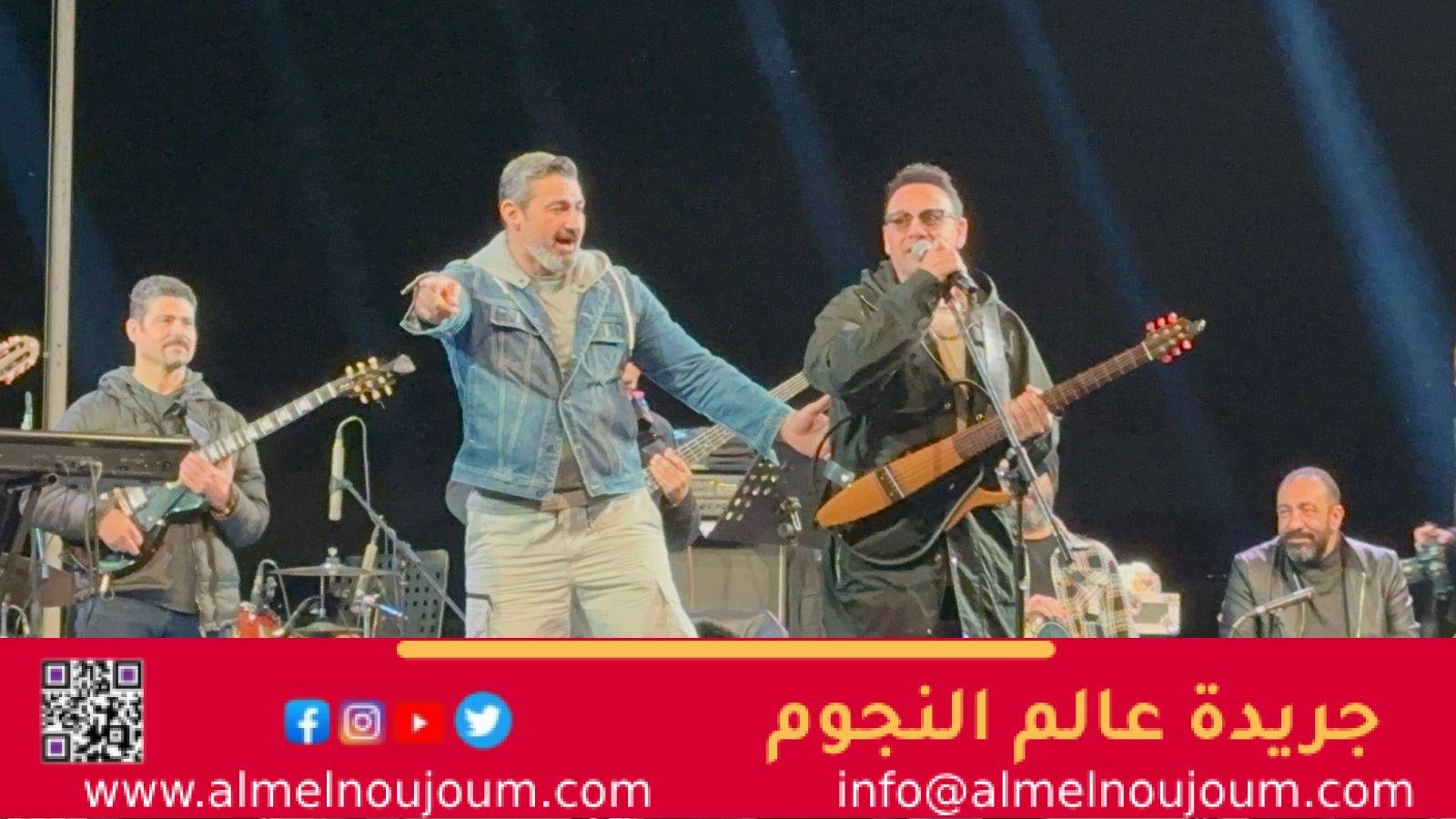 مصطفى قمر يتألق بأجمل أغانيه في حفله بحضور ياسر جلال 