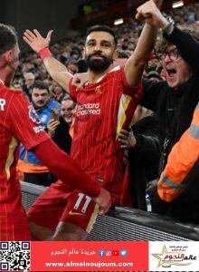 محمد صلاح يحطم أرقاما قياسية بالجملة بعد سداسية ليفربول ضد توتنهام