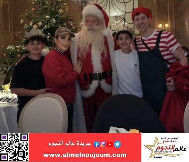 أصالة تحتفل بالكريسماس بصور جديدة 