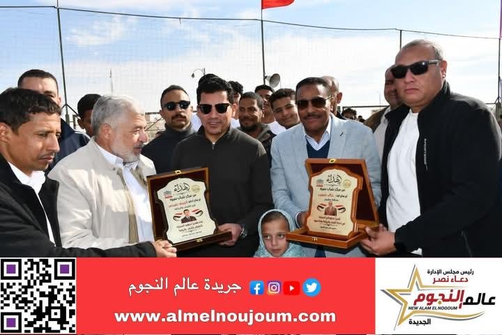 وزير الشباب والرياضة ومحافظ مطروح يتفقدان مركز شباب سيوة وقلعة شالى القديمة