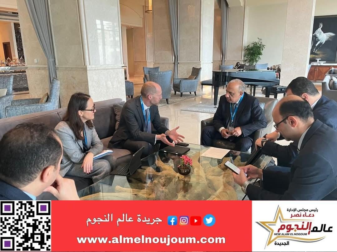 وزير الكهرباء يبحث مع وفد بنك إعاد الإعمار والتنمية الأوروبي سبل دعم وتعزيز التعاون المشترك