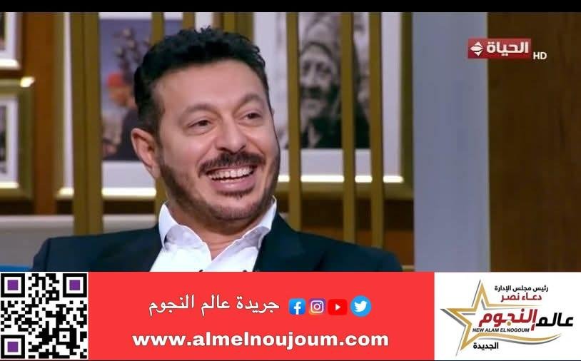 رسالة رومانسية من مصطفى شعبان لزوجته هدى الناظر