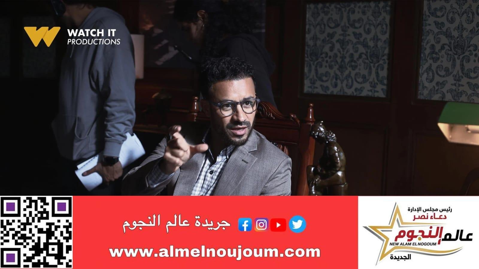 النجم أحمد داوود بطل مسلسل الشرنقة في رمضان 2025