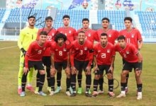 منتخب الشباب يتعادل سلبيا مع الفريق الأول بغزل المحلة