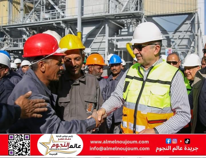 شيمي يختتم جولته في جنوب الصعيد بزيارة ميدانية للشركة المصرية للسبائك الحديدية
