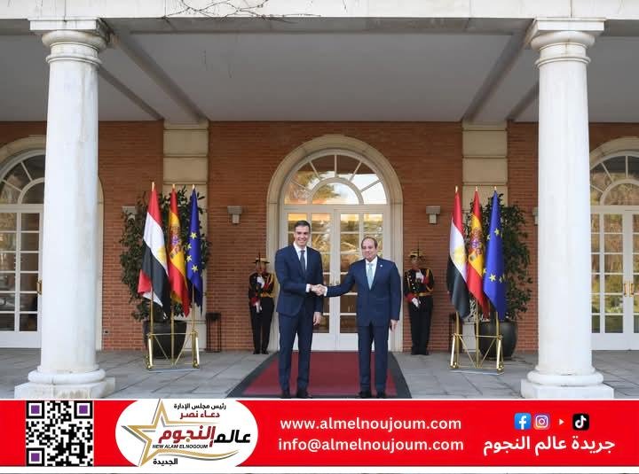 الرئيس السيسي يلتقي اليوم بجلالة الملك فيليب السادس ملك أسبانيا
