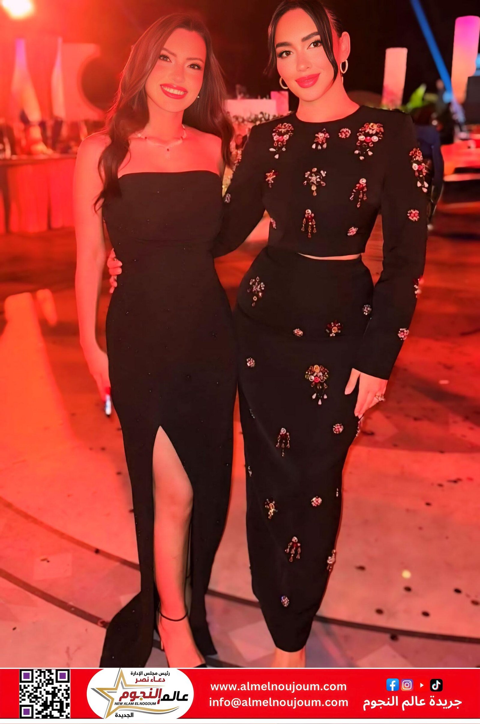 كارمن سليمان تلفت الأنظار بجمالها بفستان جذاب