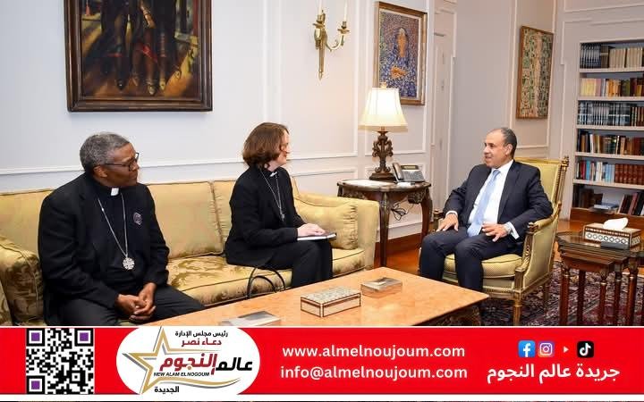 وزير الخارجية والهجرة يستقبل وفدًا من منظمة "كنائس من أجل السلام في الشرق الأوسط" الأمريكية 1 وزير الخارجية والهجرة يستقبل وفدًا من منظمة "كنائس من أجل السلام في الشرق الأوسط" الأمريكية
