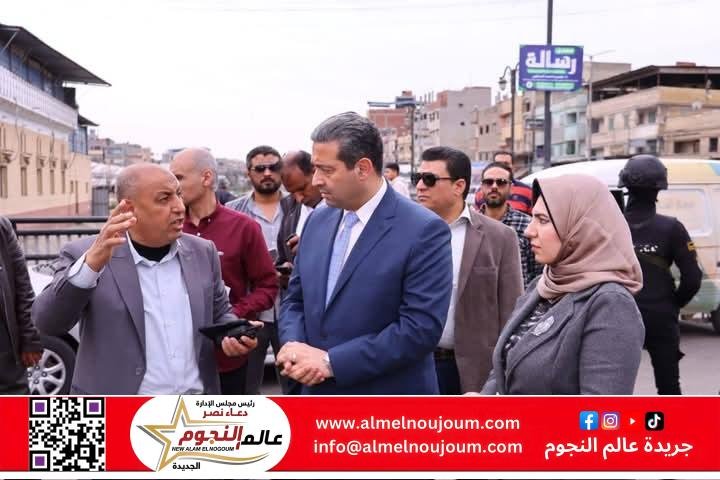 محافظ دمياط يقود حملة لرفع الاشغالات بمدينة كفر البطيخ