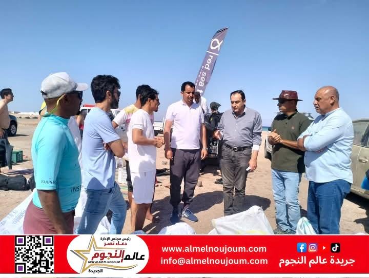 جهود بيئية لتنظيف قاع البحر في دهب بمشاركة متطوعين من المجتمع المحلي والأجانب