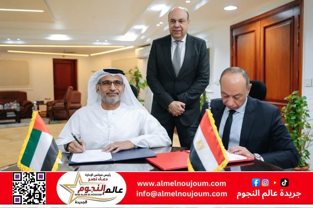 الحفني يشهد توقيع اتفاقية تبادل معرفى بين سلطة الطيران المدني والهيئة العامة للطيران المدني بدولة الإمارات