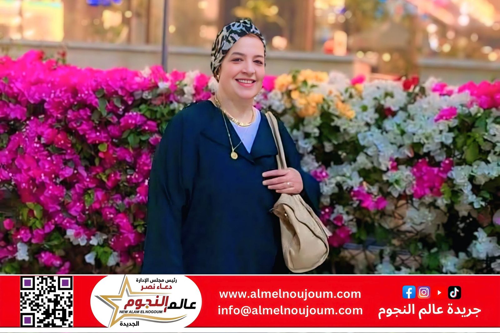 عالم النجوم تحتفل بعيد ميلاد فاتن الأحمر.. سيدة العطاء والإبداع