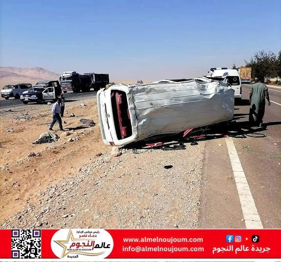 حادث مأساوي بالدقهلية.. مصرع رضيع وشاب وإصابة 12 في انقلاب ميكروباص