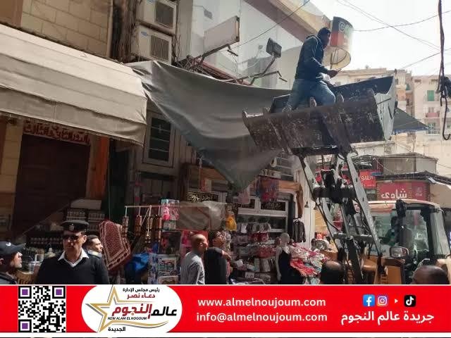 محافظ الإسكندرية يشدد علي تكثيف حملات إزالة الإشغالات والتعديات بأحياء الثغر