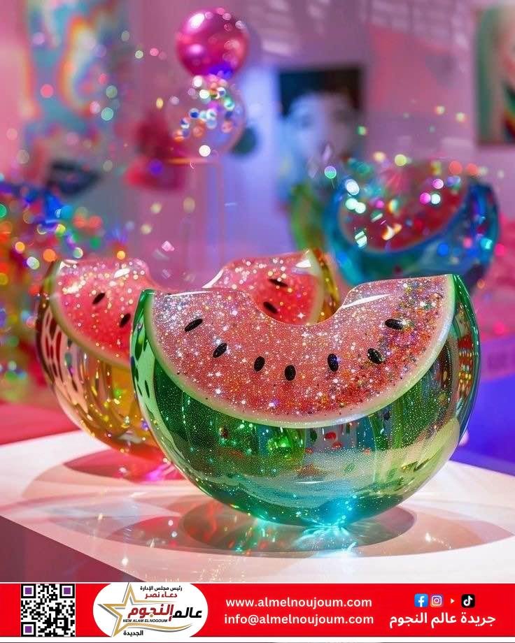 أحدث صيحات الديكور: فاكهة الكريستال تضيف لمسة فاخرة وعصرية للمنازل