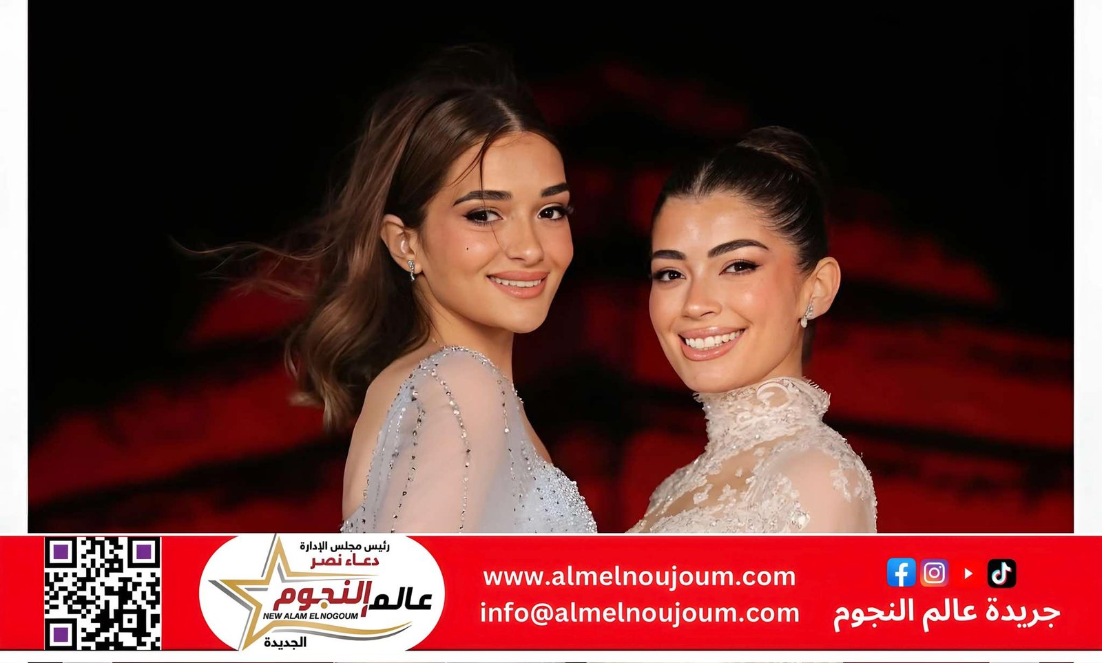 ملك أحمد زاهر تشارك لحظات مؤثرة من زفاف شقيقتها ليلى أحمد زاهر إلى هشام جمال